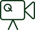 A green and black image of a camera